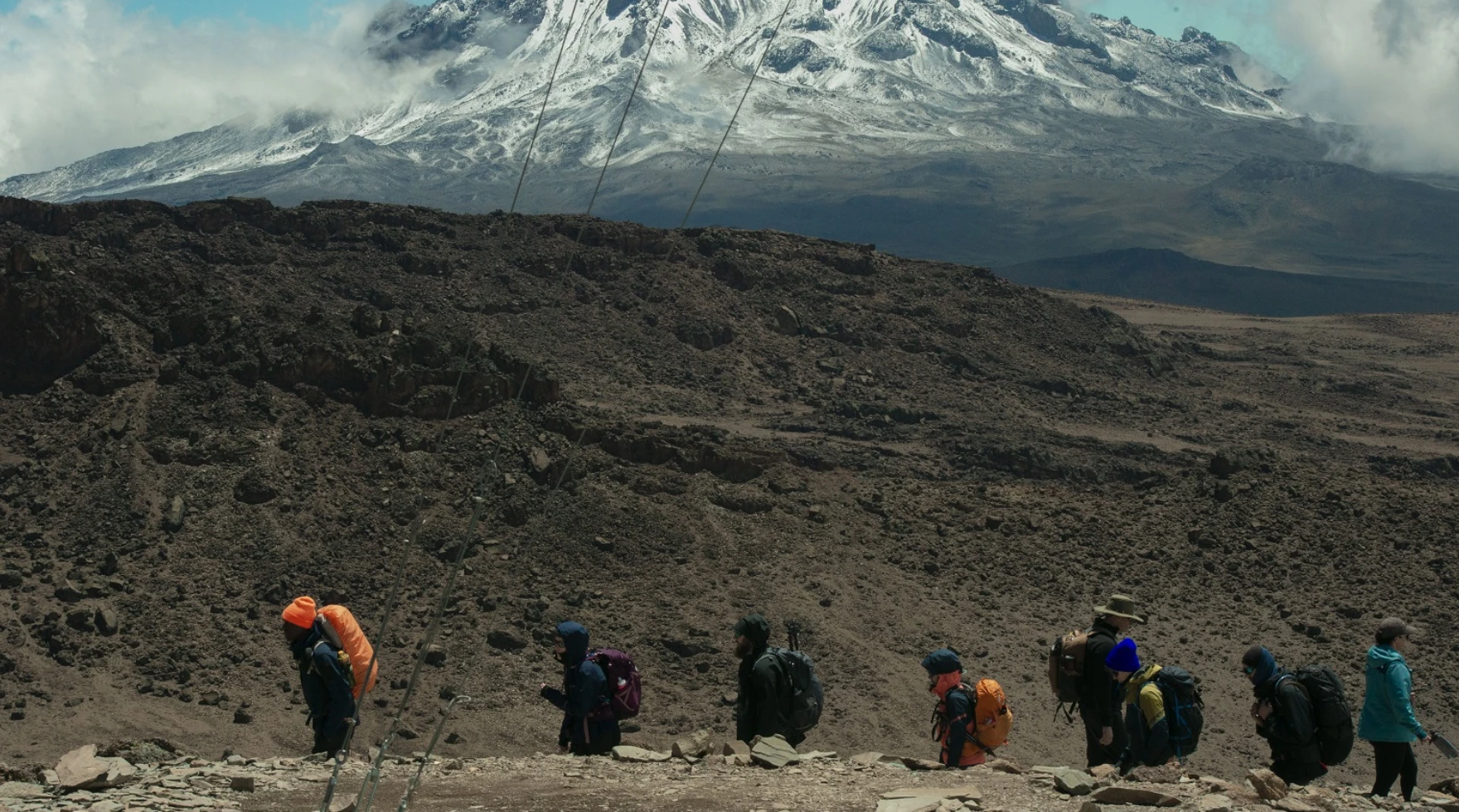 Kilimanjaro trekking view