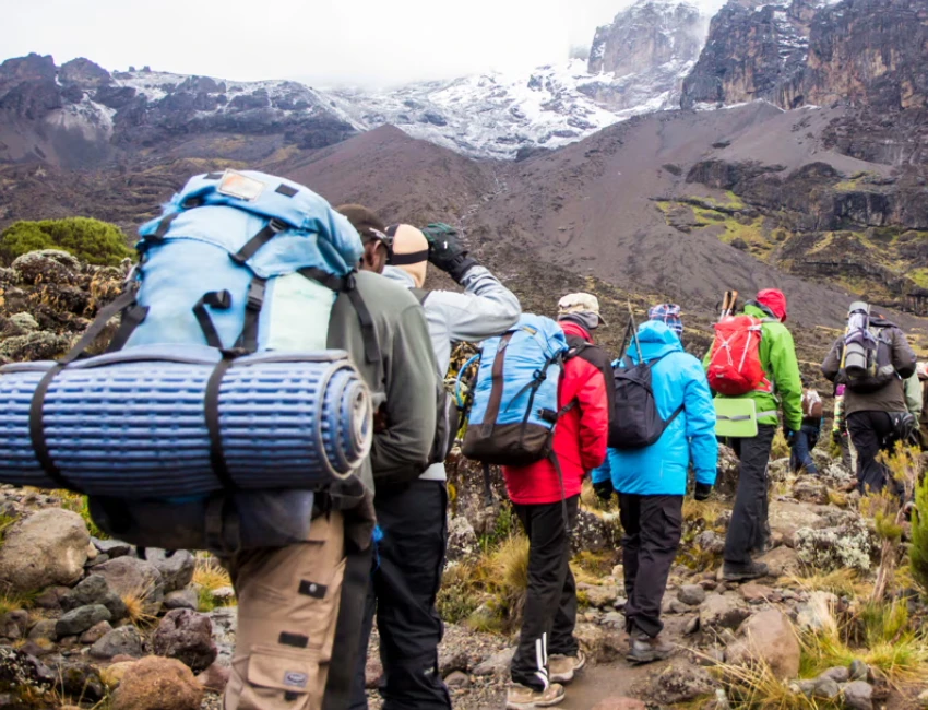 kilimanjaro trekking view